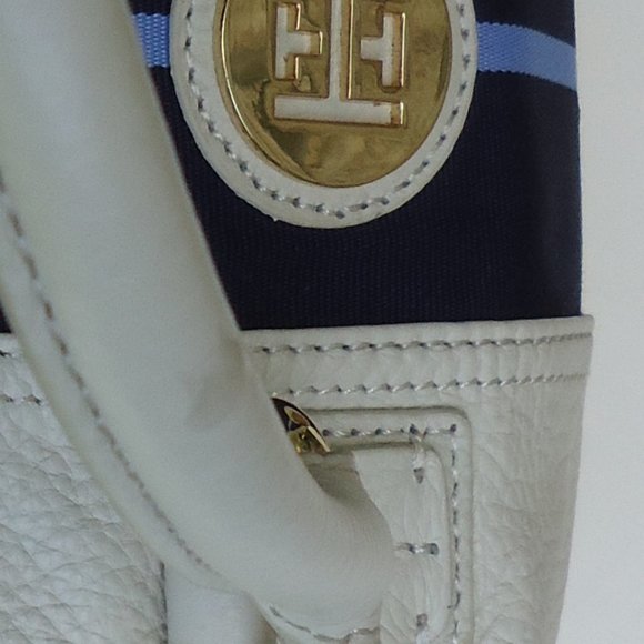 Tommy Hilfiger TH Logo Pebble Leather Satchel - Picture 7 of 16